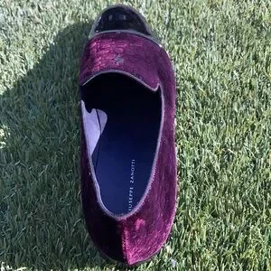 Giuseppe Zanotti | Shoes | Euc Mens Burgundy Suede Patent  display picture 2
